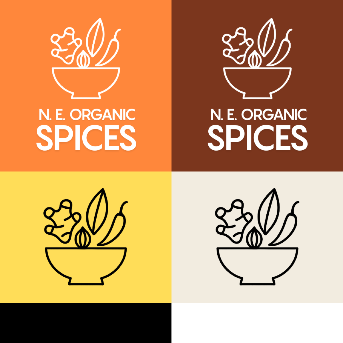 N.E Organic Spices color and mark exploration